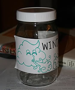 Wind in a jar
